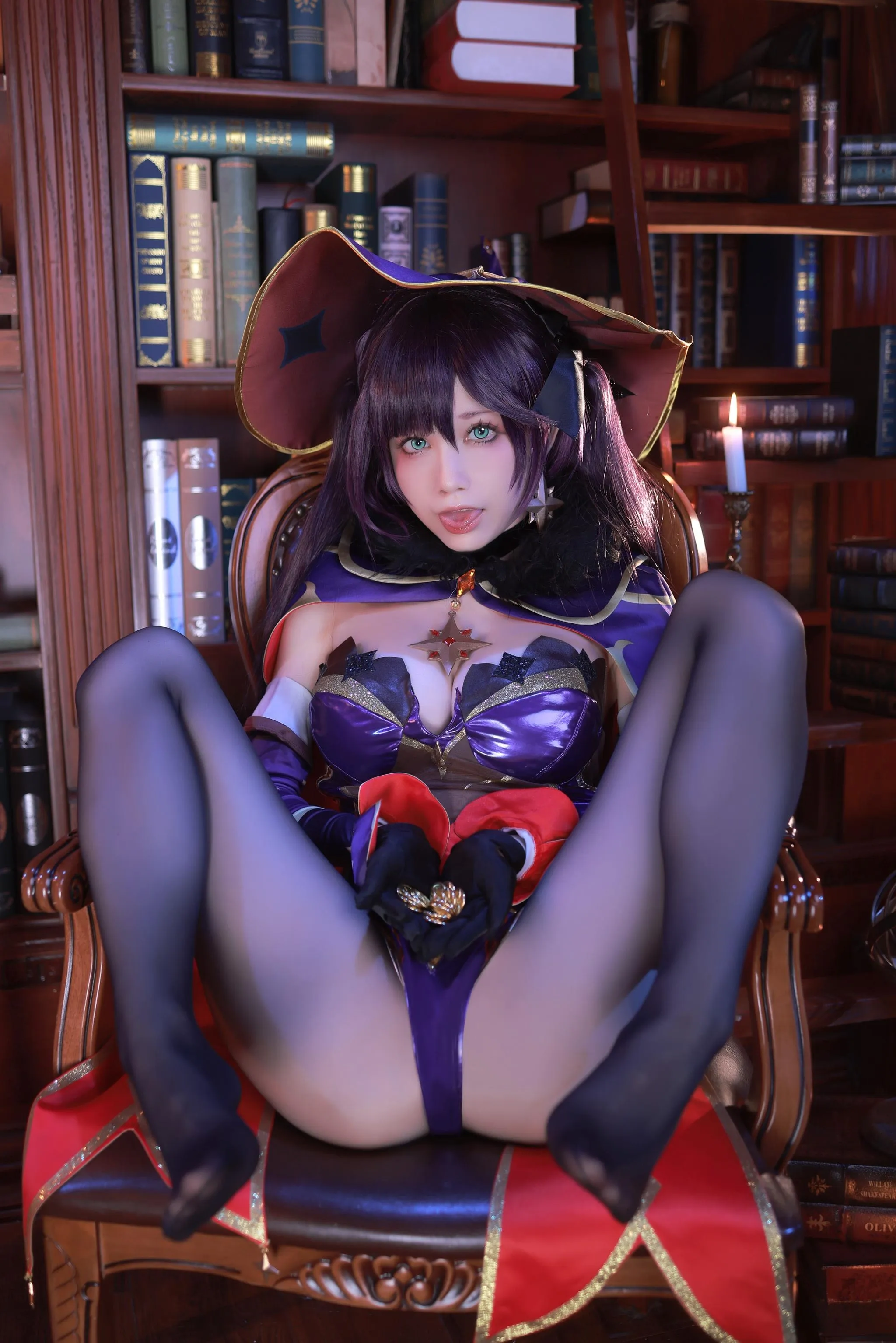 水淼Aqua – NO.120 原神莫娜 [75P]插图6